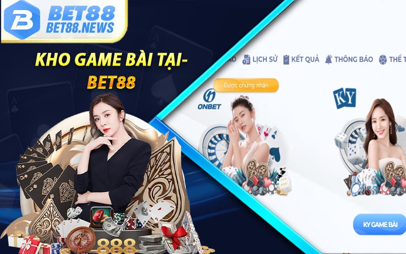 Sản phảm cá cược tại game bài bet88